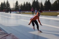 Zawody w Tomaszowie - Szukają talentów - Łyżwiarstwo szybkie - dzieci na lodzie