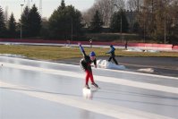 Zawody w Tomaszowie - Szukają talentów - Łyżwiarstwo szybkie - dzieci na lodzie