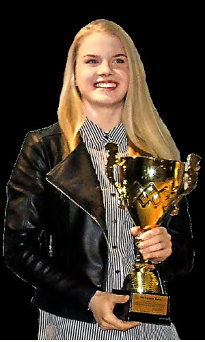 Karolina Bosiek została wybrana najlepszym, najpopularniejszym sportowcem po-wiatu tomaszowskiego 2017 r. w plebiscycie Tomaszowskiego Informatora Tygodniowego